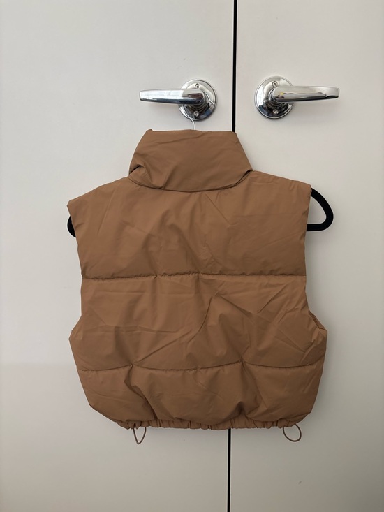 Love Tree Camel/Tan Puffer Vest - Picture 2 of 2